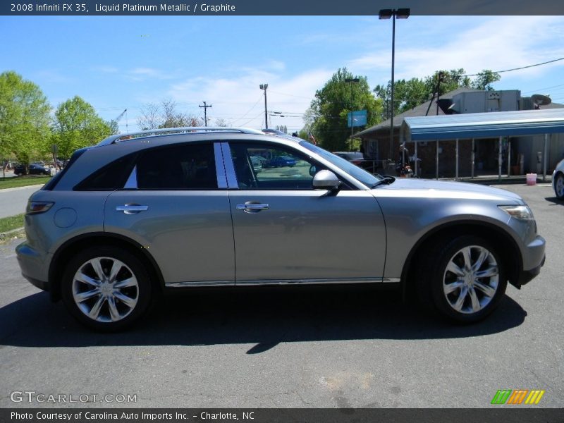 Liquid Platinum Metallic / Graphite 2008 Infiniti FX 35
