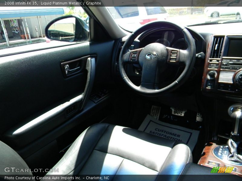 Liquid Platinum Metallic / Graphite 2008 Infiniti FX 35