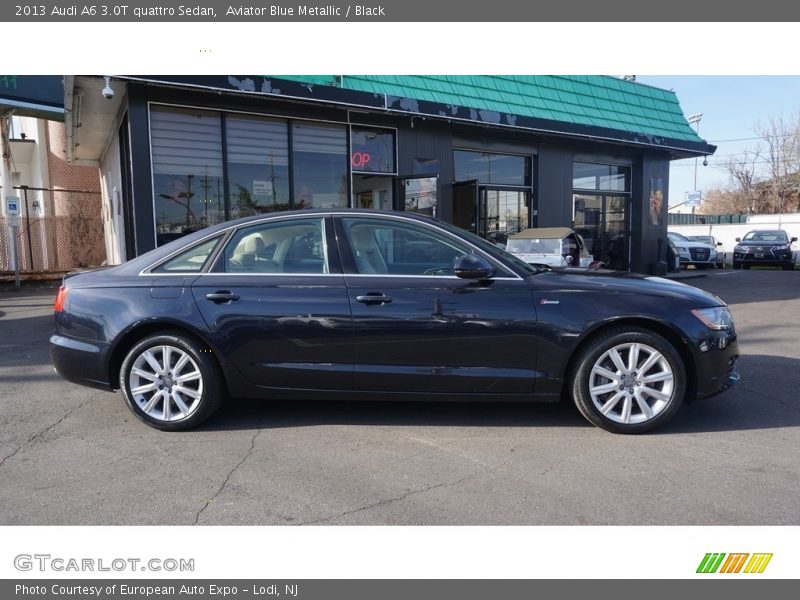 Aviator Blue Metallic / Black 2013 Audi A6 3.0T quattro Sedan