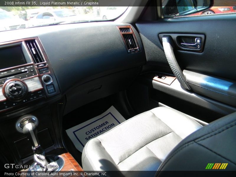 Liquid Platinum Metallic / Graphite 2008 Infiniti FX 35