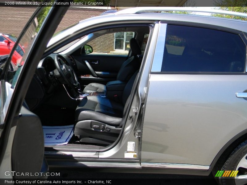 Liquid Platinum Metallic / Graphite 2008 Infiniti FX 35