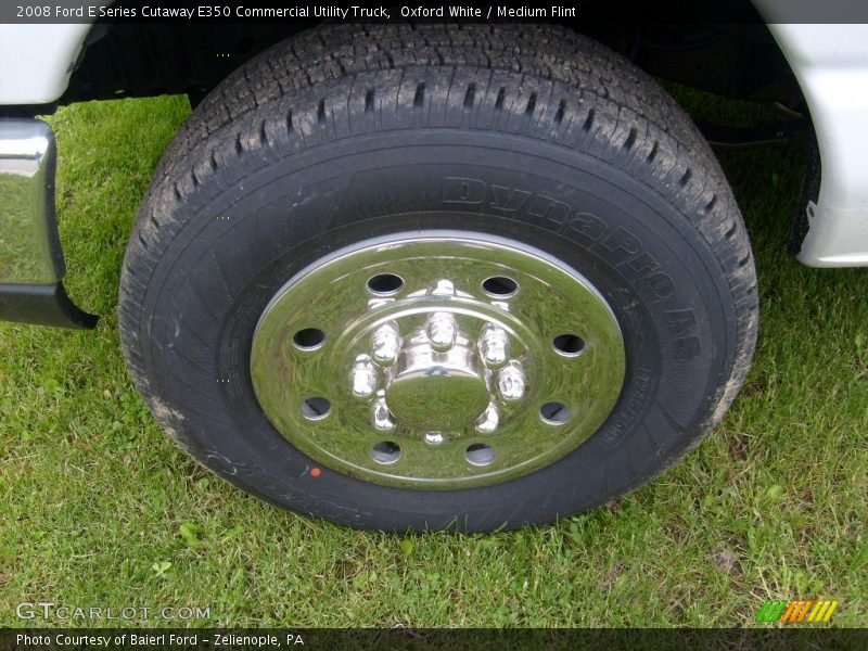 Oxford White / Medium Flint 2008 Ford E Series Cutaway E350 Commercial Utility Truck