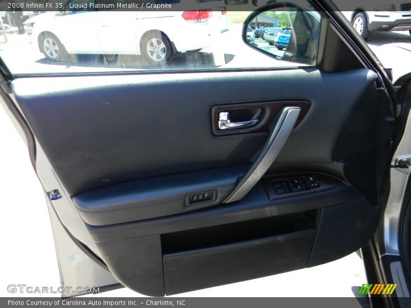 Liquid Platinum Metallic / Graphite 2008 Infiniti FX 35