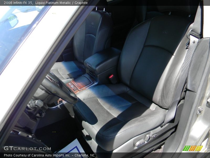 Liquid Platinum Metallic / Graphite 2008 Infiniti FX 35