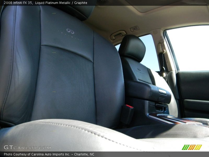Liquid Platinum Metallic / Graphite 2008 Infiniti FX 35
