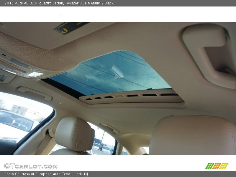 Aviator Blue Metallic / Black 2013 Audi A6 3.0T quattro Sedan