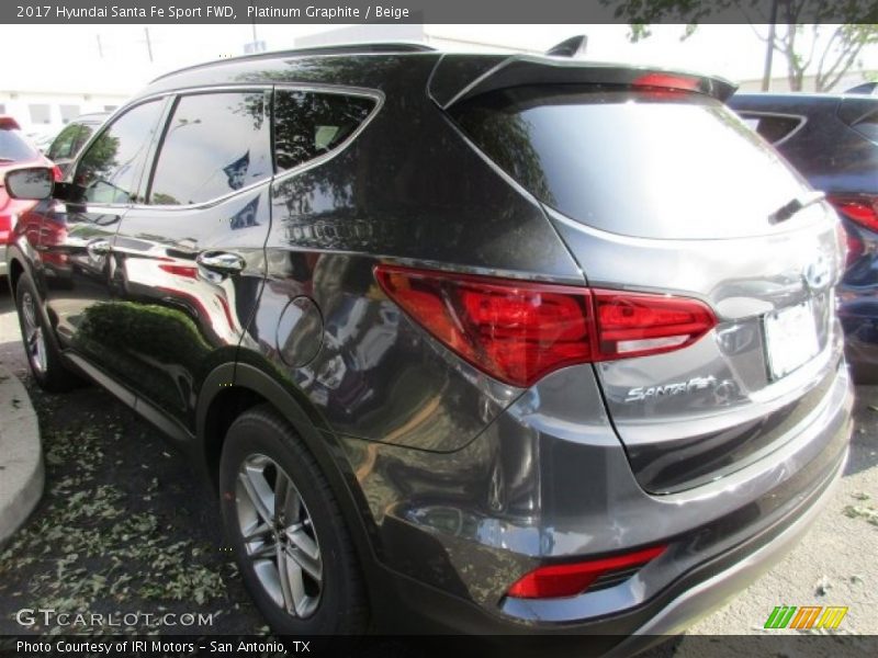 Platinum Graphite / Beige 2017 Hyundai Santa Fe Sport FWD