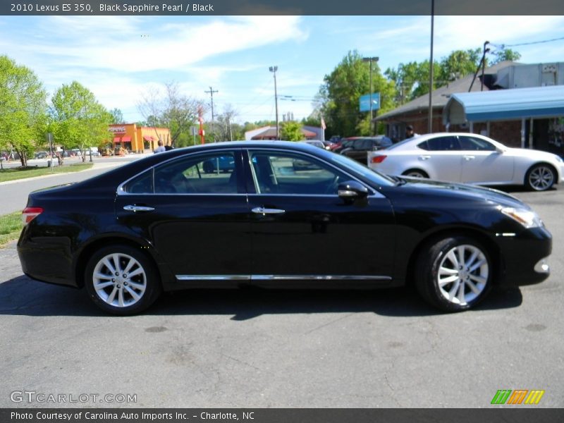 Black Sapphire Pearl / Black 2010 Lexus ES 350