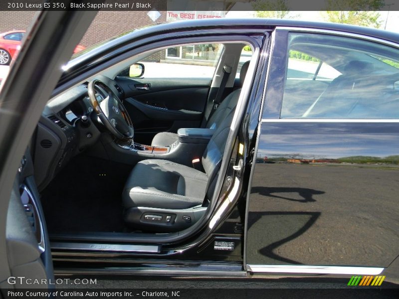 Black Sapphire Pearl / Black 2010 Lexus ES 350