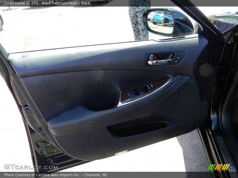 Black Sapphire Pearl / Black 2010 Lexus ES 350