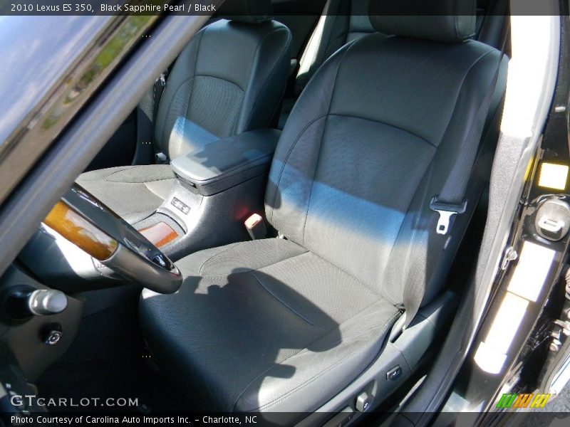 Black Sapphire Pearl / Black 2010 Lexus ES 350