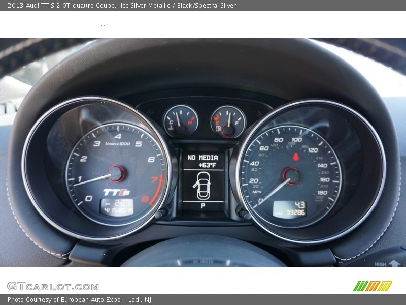 Ice Silver Metaliic / Black/Spectral Silver 2013 Audi TT S 2.0T quattro Coupe