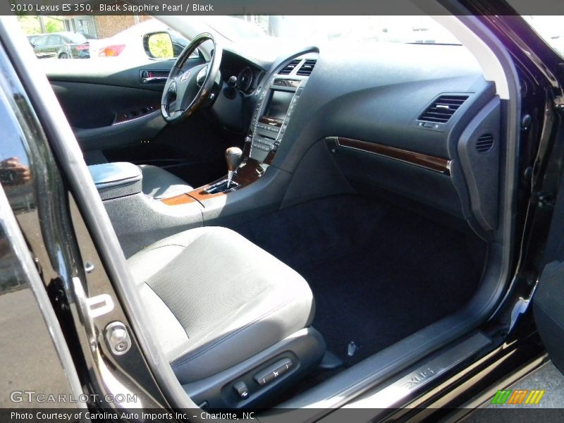 Black Sapphire Pearl / Black 2010 Lexus ES 350