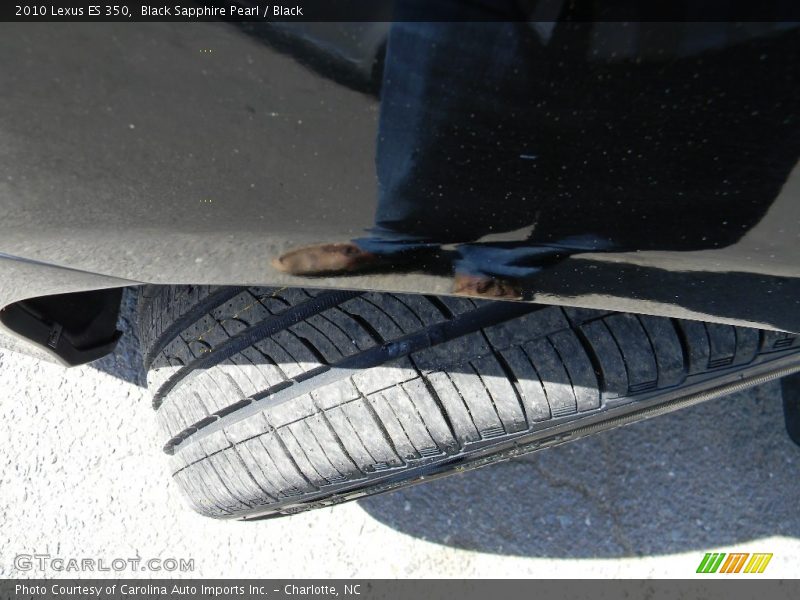Black Sapphire Pearl / Black 2010 Lexus ES 350