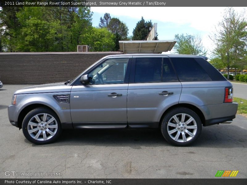 Stornoway Grey Metallic / Tan/Ebony 2011 Land Rover Range Rover Sport Supercharged