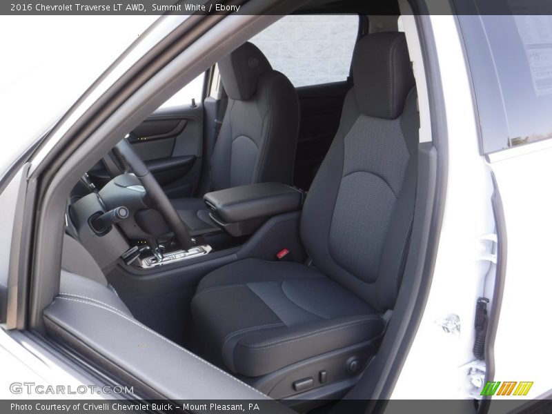 Summit White / Ebony 2016 Chevrolet Traverse LT AWD