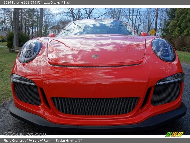 Lava Orange / Black 2016 Porsche 911 GT3 RS