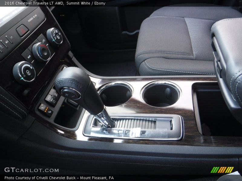 Summit White / Ebony 2016 Chevrolet Traverse LT AWD