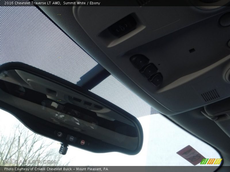 Summit White / Ebony 2016 Chevrolet Traverse LT AWD