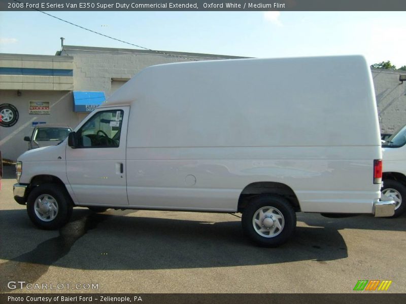 Oxford White / Medium Flint 2008 Ford E Series Van E350 Super Duty Commericial Extended