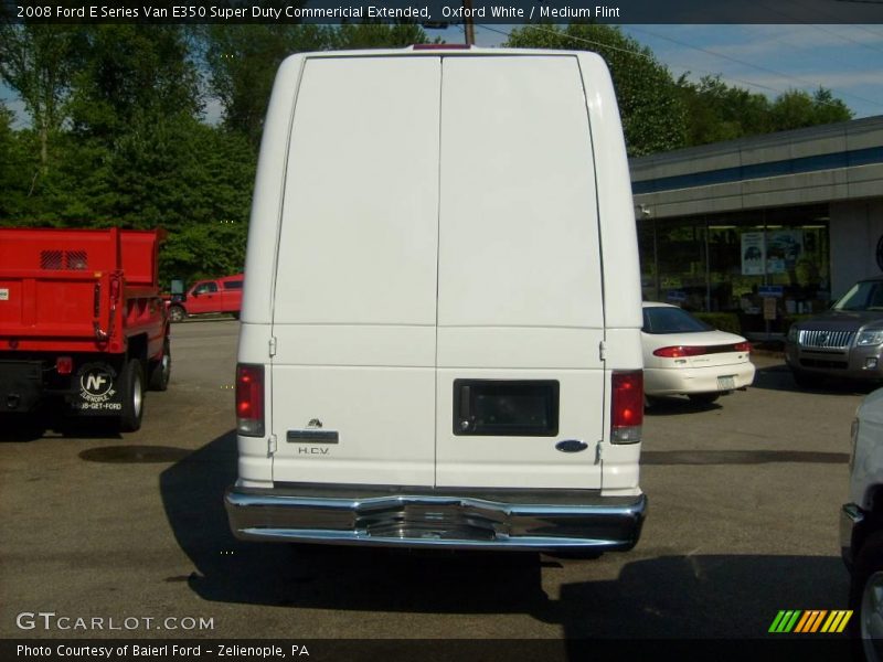 Oxford White / Medium Flint 2008 Ford E Series Van E350 Super Duty Commericial Extended