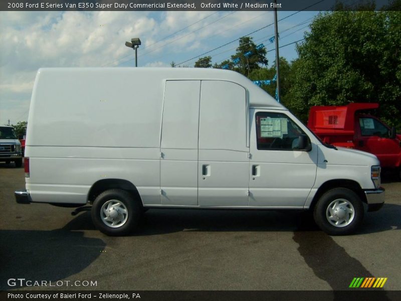 Oxford White / Medium Flint 2008 Ford E Series Van E350 Super Duty Commericial Extended