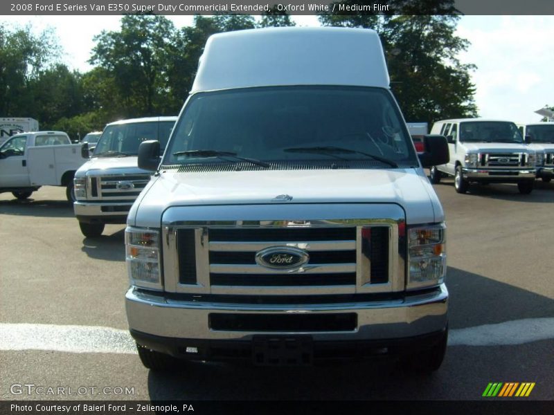 Oxford White / Medium Flint 2008 Ford E Series Van E350 Super Duty Commericial Extended