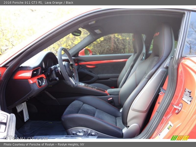 Lava Orange / Black 2016 Porsche 911 GT3 RS