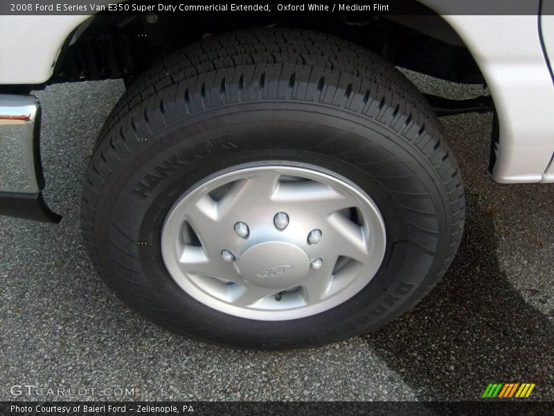 Oxford White / Medium Flint 2008 Ford E Series Van E350 Super Duty Commericial Extended