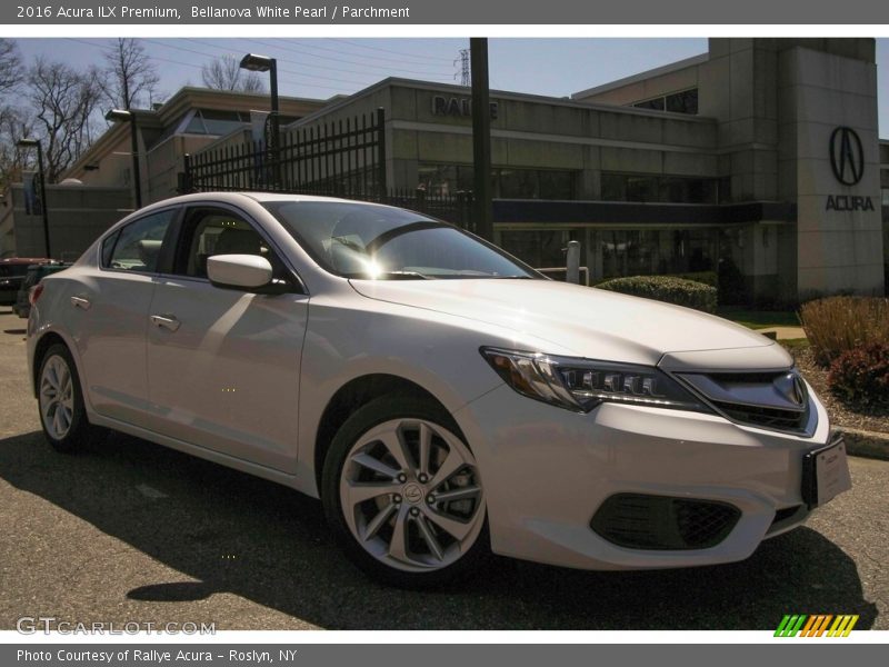 Bellanova White Pearl / Parchment 2016 Acura ILX Premium
