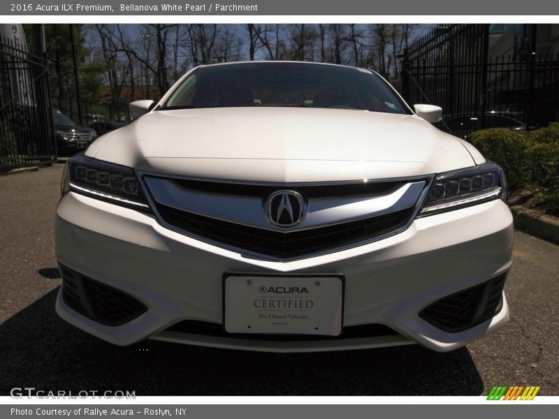 Bellanova White Pearl / Parchment 2016 Acura ILX Premium