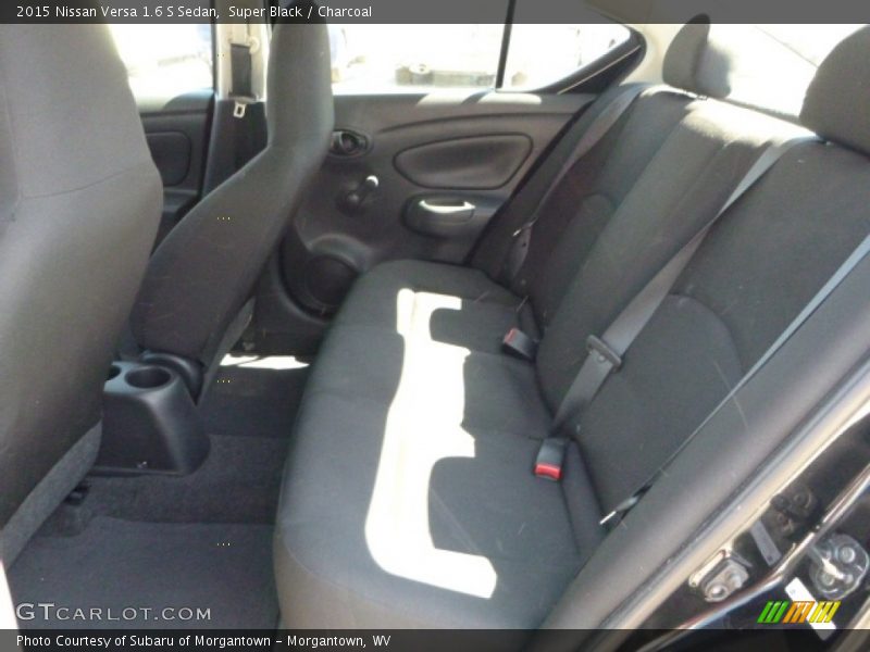 Super Black / Charcoal 2015 Nissan Versa 1.6 S Sedan