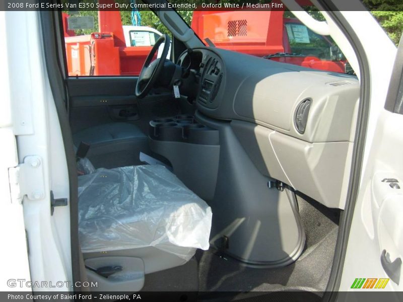 Oxford White / Medium Flint 2008 Ford E Series Van E350 Super Duty Commericial Extended