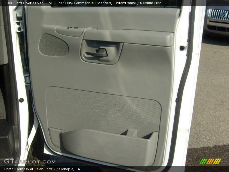 Oxford White / Medium Flint 2008 Ford E Series Van E350 Super Duty Commericial Extended