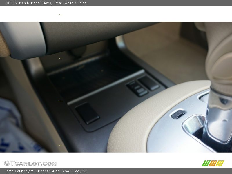 Pearl White / Beige 2012 Nissan Murano S AWD