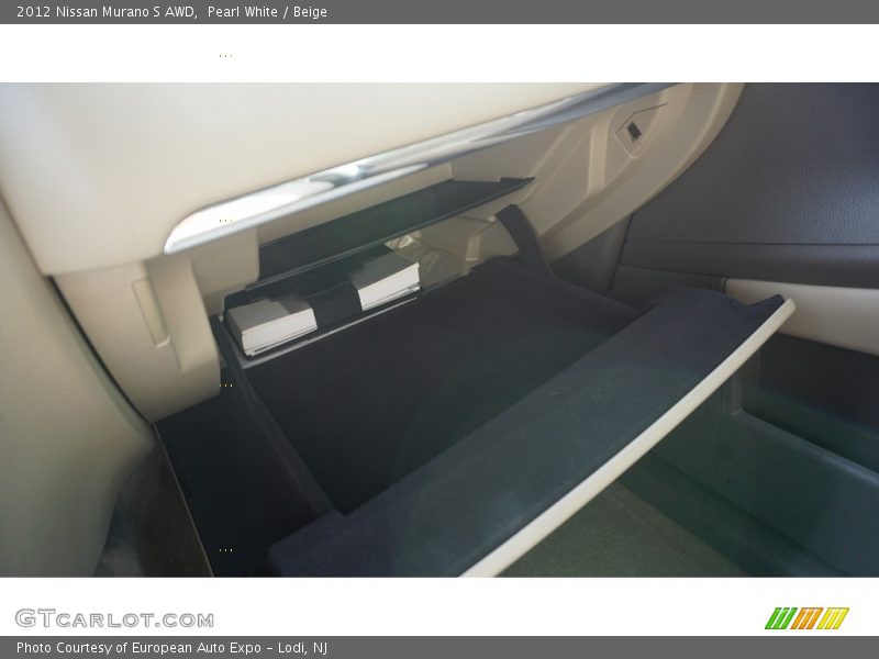 Pearl White / Beige 2012 Nissan Murano S AWD