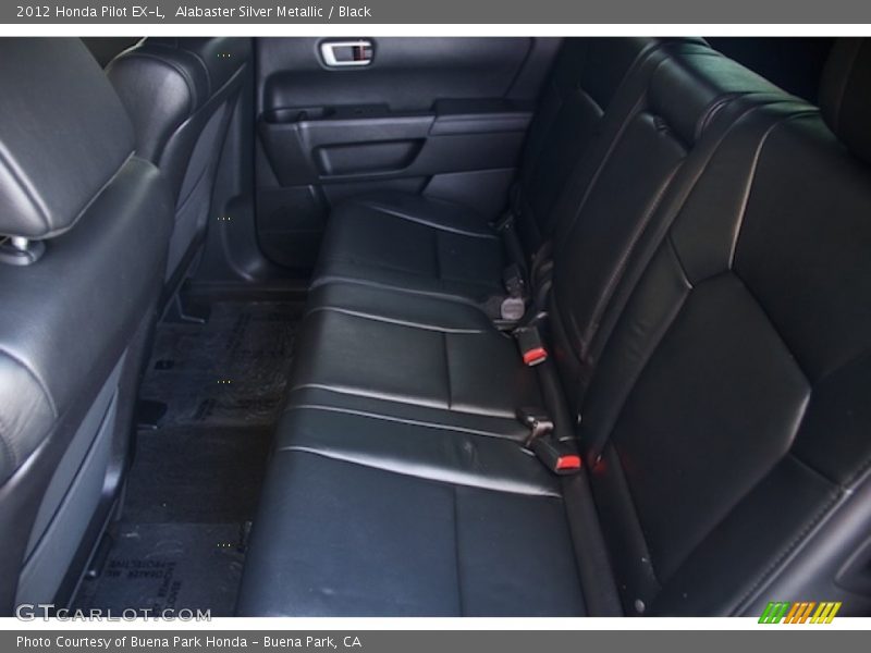 Alabaster Silver Metallic / Black 2012 Honda Pilot EX-L