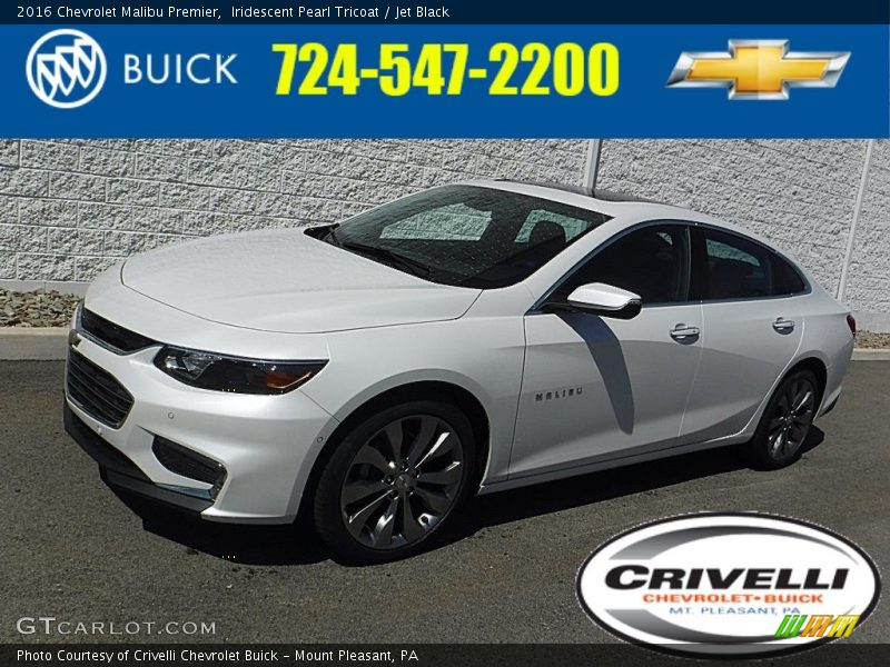 Iridescent Pearl Tricoat / Jet Black 2016 Chevrolet Malibu Premier
