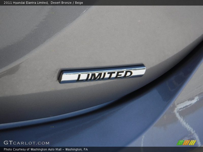 Desert Bronze / Beige 2011 Hyundai Elantra Limited