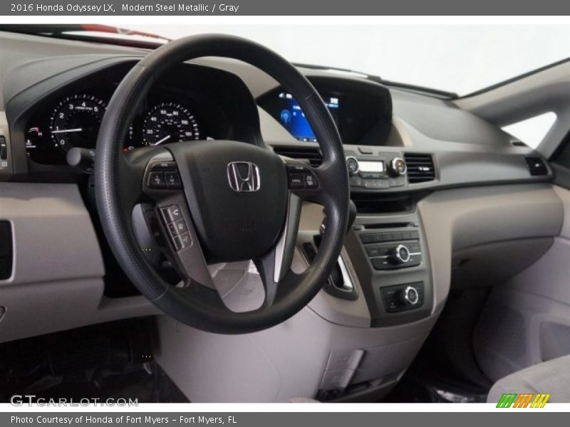 Modern Steel Metallic / Gray 2016 Honda Odyssey LX