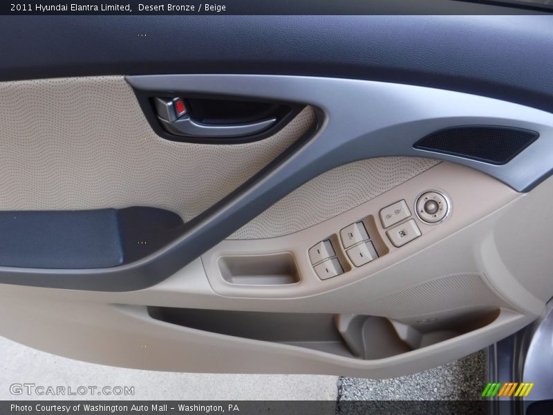 Desert Bronze / Beige 2011 Hyundai Elantra Limited