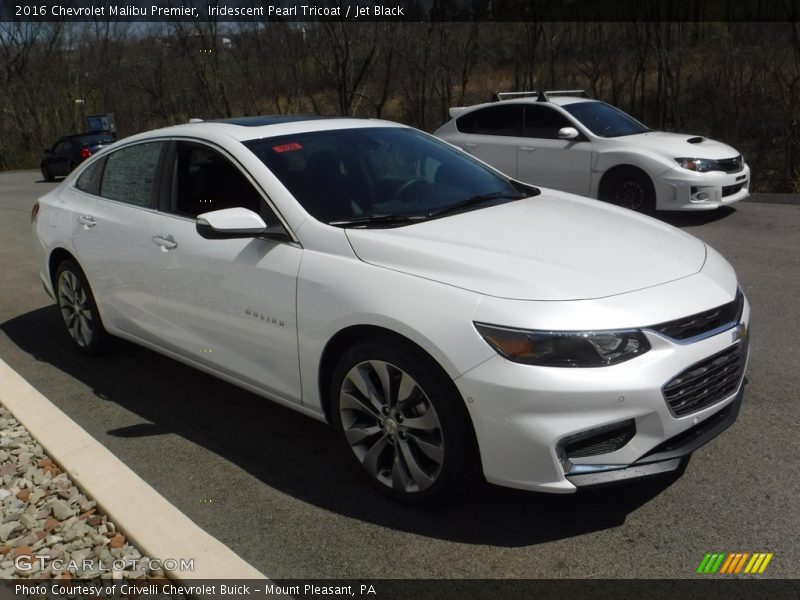Iridescent Pearl Tricoat / Jet Black 2016 Chevrolet Malibu Premier