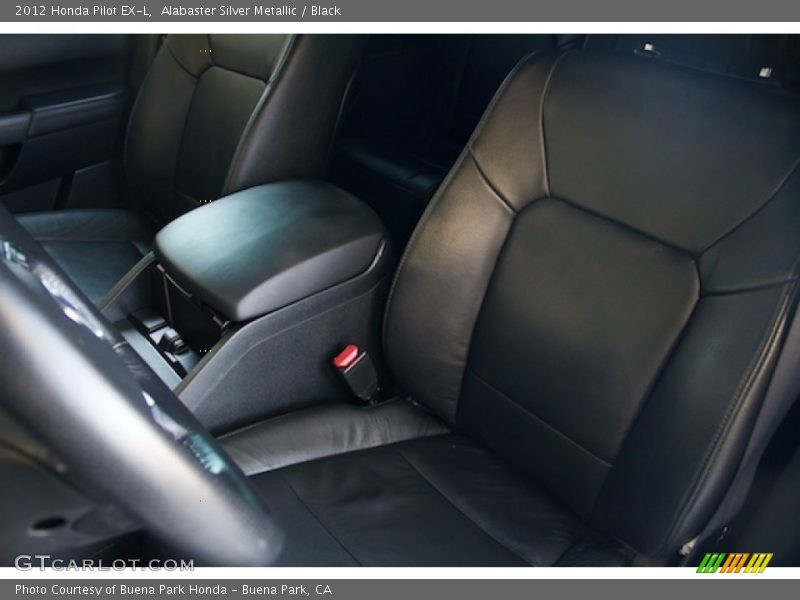 Alabaster Silver Metallic / Black 2012 Honda Pilot EX-L