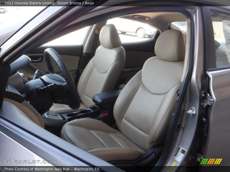 Desert Bronze / Beige 2011 Hyundai Elantra Limited