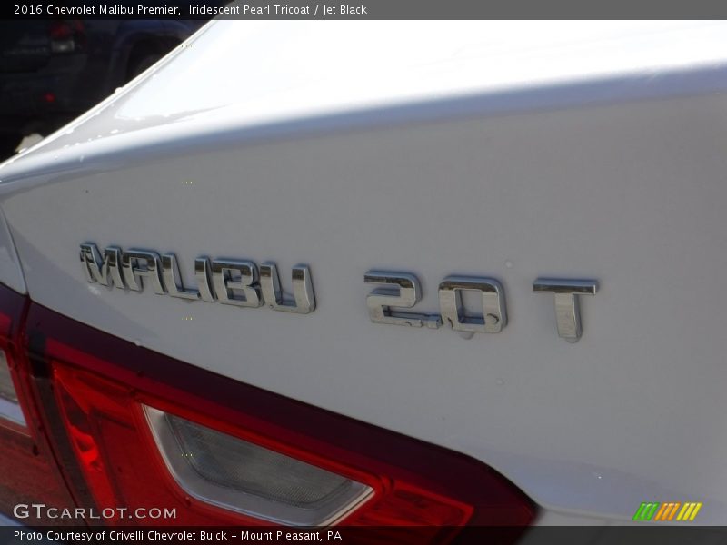 Iridescent Pearl Tricoat / Jet Black 2016 Chevrolet Malibu Premier