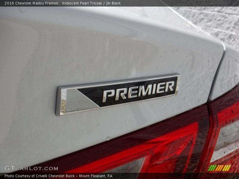 Iridescent Pearl Tricoat / Jet Black 2016 Chevrolet Malibu Premier