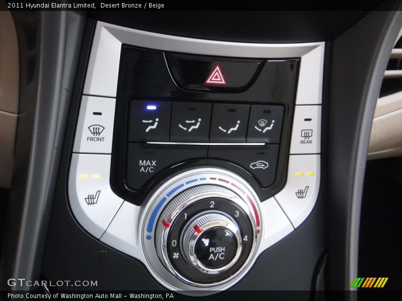 Desert Bronze / Beige 2011 Hyundai Elantra Limited