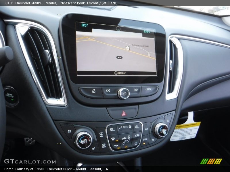 Iridescent Pearl Tricoat / Jet Black 2016 Chevrolet Malibu Premier