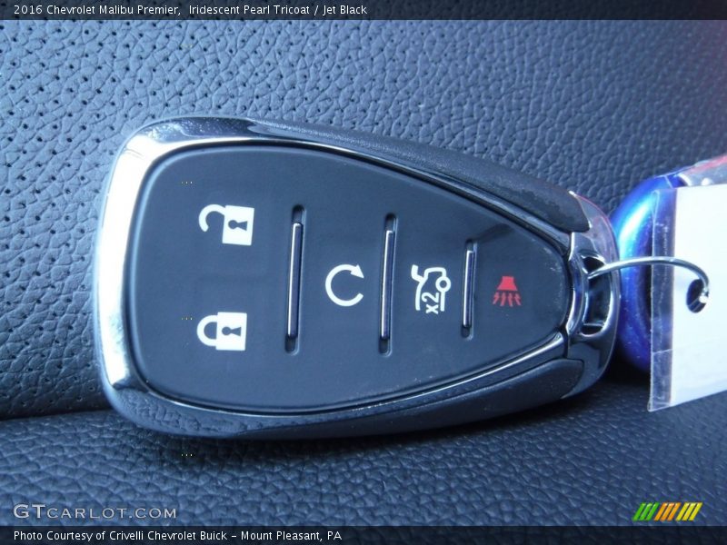 Iridescent Pearl Tricoat / Jet Black 2016 Chevrolet Malibu Premier