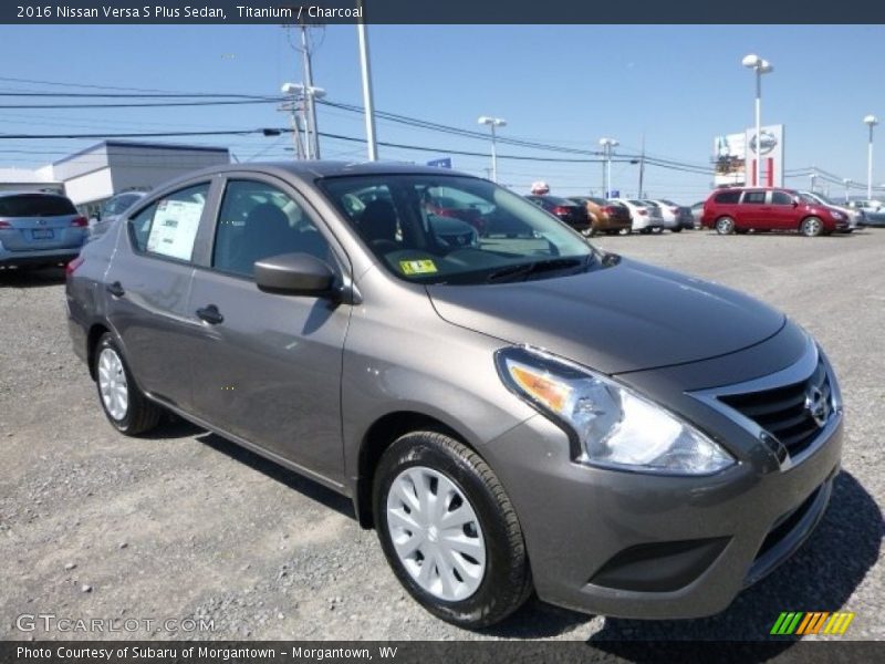 Titanium / Charcoal 2016 Nissan Versa S Plus Sedan